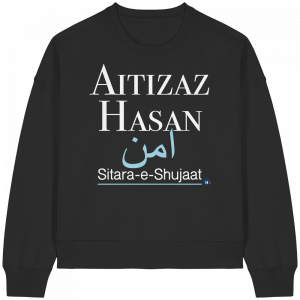 HeldAitizazHasan - Womens Organic Boxcut Sweatshirt